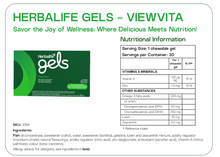 Load image into Gallery viewer, Herbalife Gels - ViewVita Berry Citrus Blast 30 chewable gels