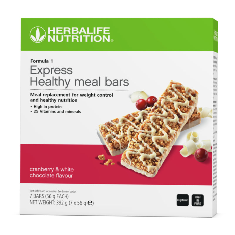 Formula 1 Express Healthy Meal Bars Cranberry & White Chocolate 7
