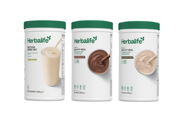 Herbalife Formula 1 Healthy Meal & Protein Drink Mix Bundle