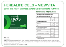 Load image into Gallery viewer, Herbalife Gels - ViewVita Berry Citrus Blast 30 chewable gels
