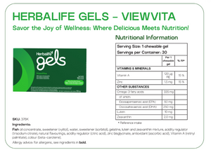 Herbalife Gels - ViewVita Berry Citrus Blast 30 chewable gels