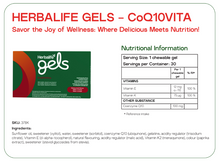 Load image into Gallery viewer, Herbalife Gels - CoQ10Vita Cherry Crush 30 chewable gels
