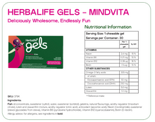 Load image into Gallery viewer, Herbalife Gels - MindVita Kids Moonbeam Lemonberry 30 chewable gels
