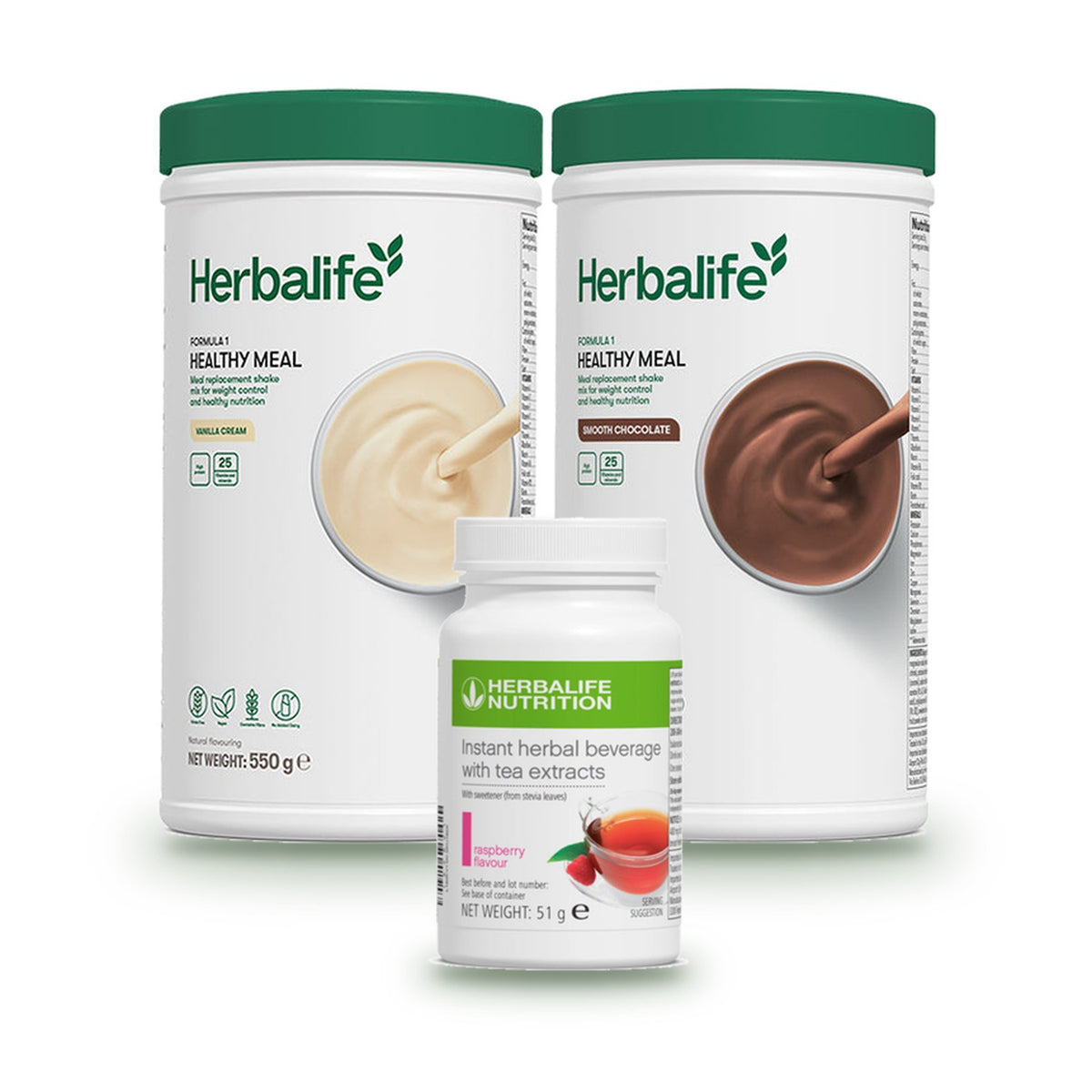Herbalife Formula 1 Healthy Meal & Herbal Beverage Tea Bundle