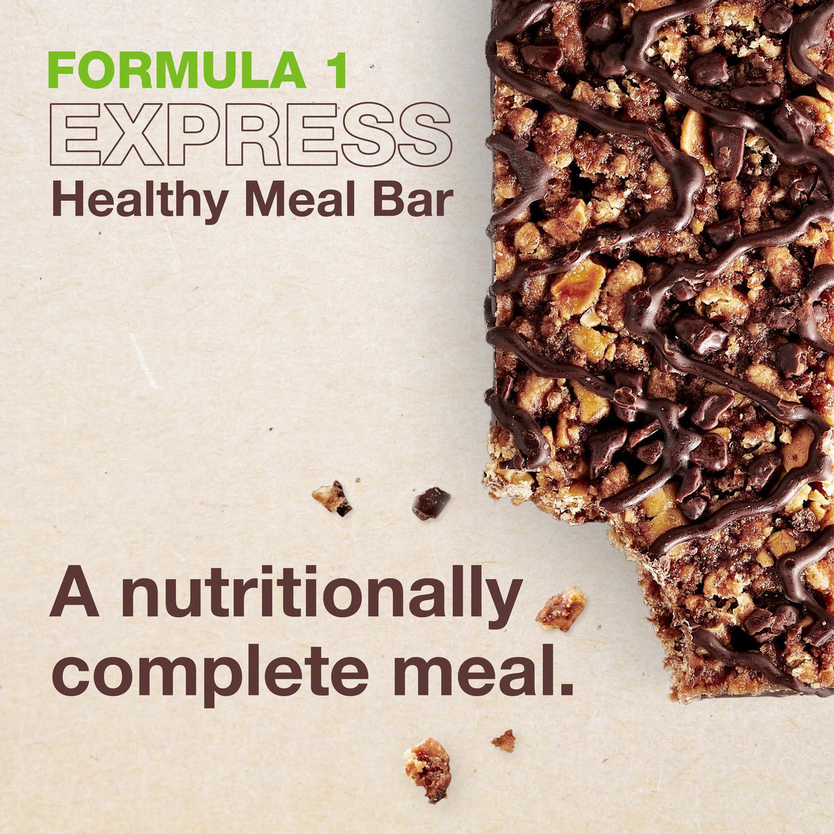 Formula 1 Express Healthy Meal Bars Dark Chocolate 7 bars per box – image 3