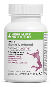 Herbalife Formula 2 Women - Vitamin and Mineral Complex 84.3 Herbalife Formula 2 Women - Vitamin and Mineral Complex 84.3